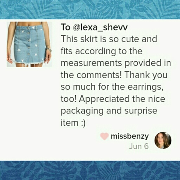 Denim Mini Skirt - Picture 4 of 4